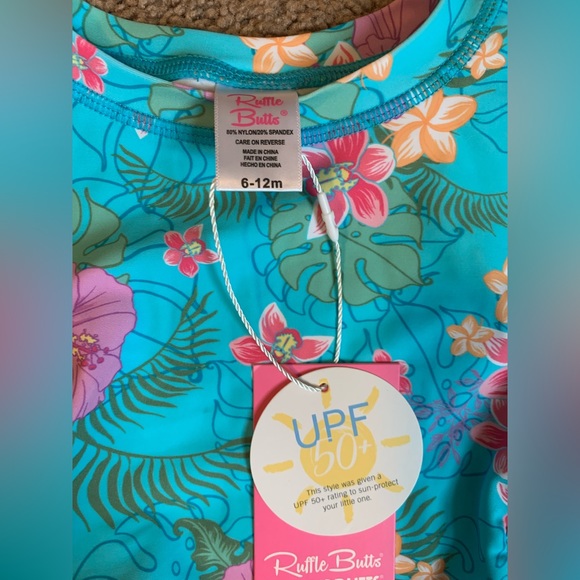 Ruffle Butts. 6-12m two piece. UPF 50+ - Picture 2 of 6